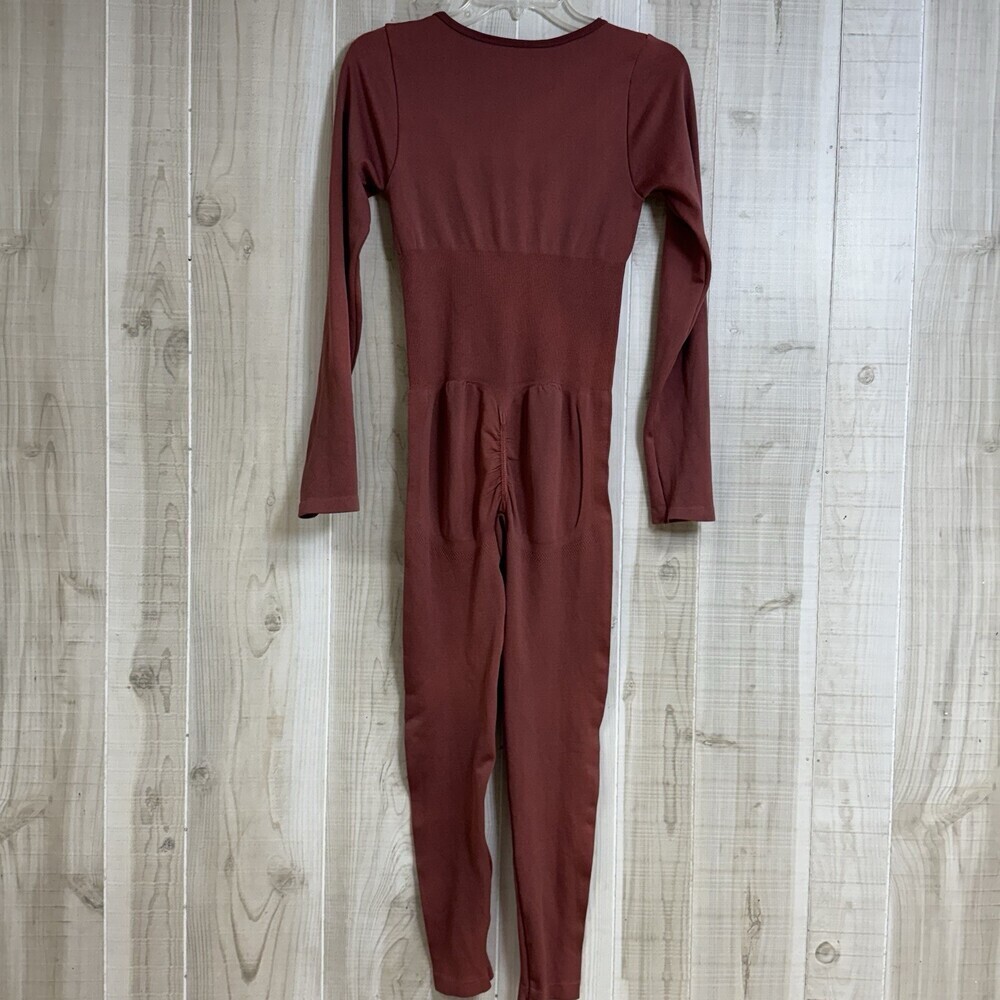 Activewear Form Fitting Skinny Jumpsuit Body Con Long Cos Play No Tags